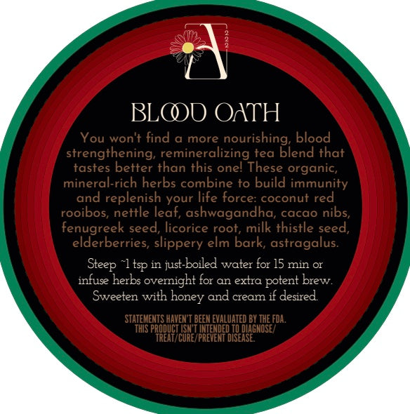 Organic Tea Blend: Blood Oath