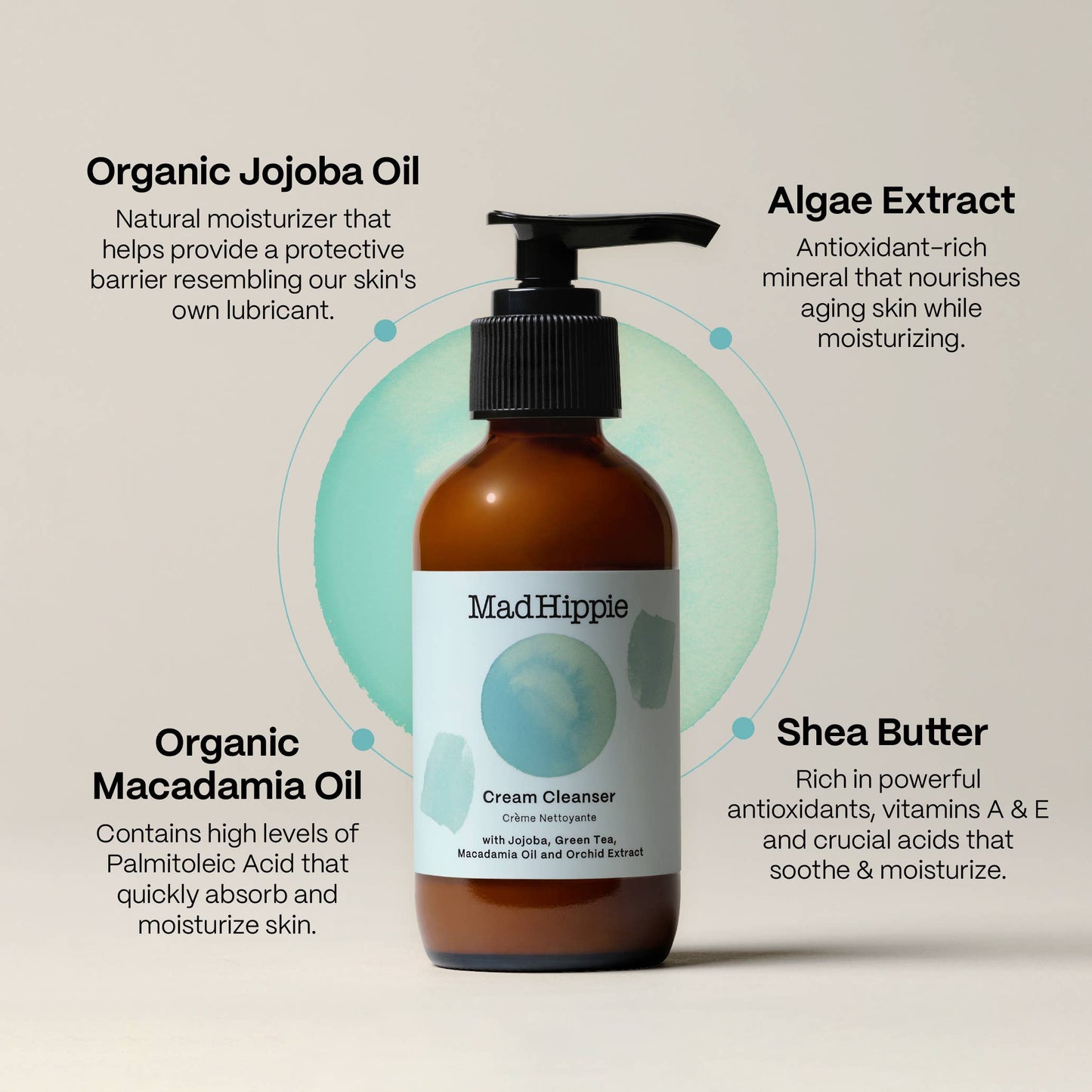 Mad Hippie Cream Cleanser - Hydrating Facial Cleanser