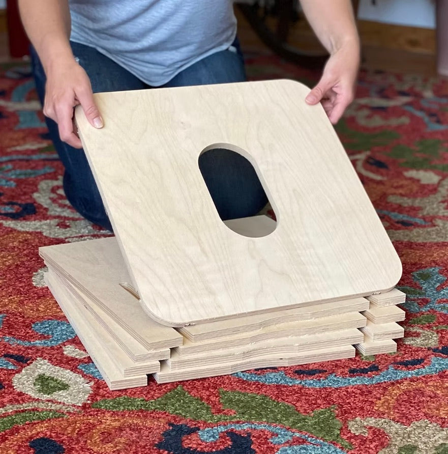 Nontoxic Birchwood Pelvic Steam Box (for shipping nationwide*)