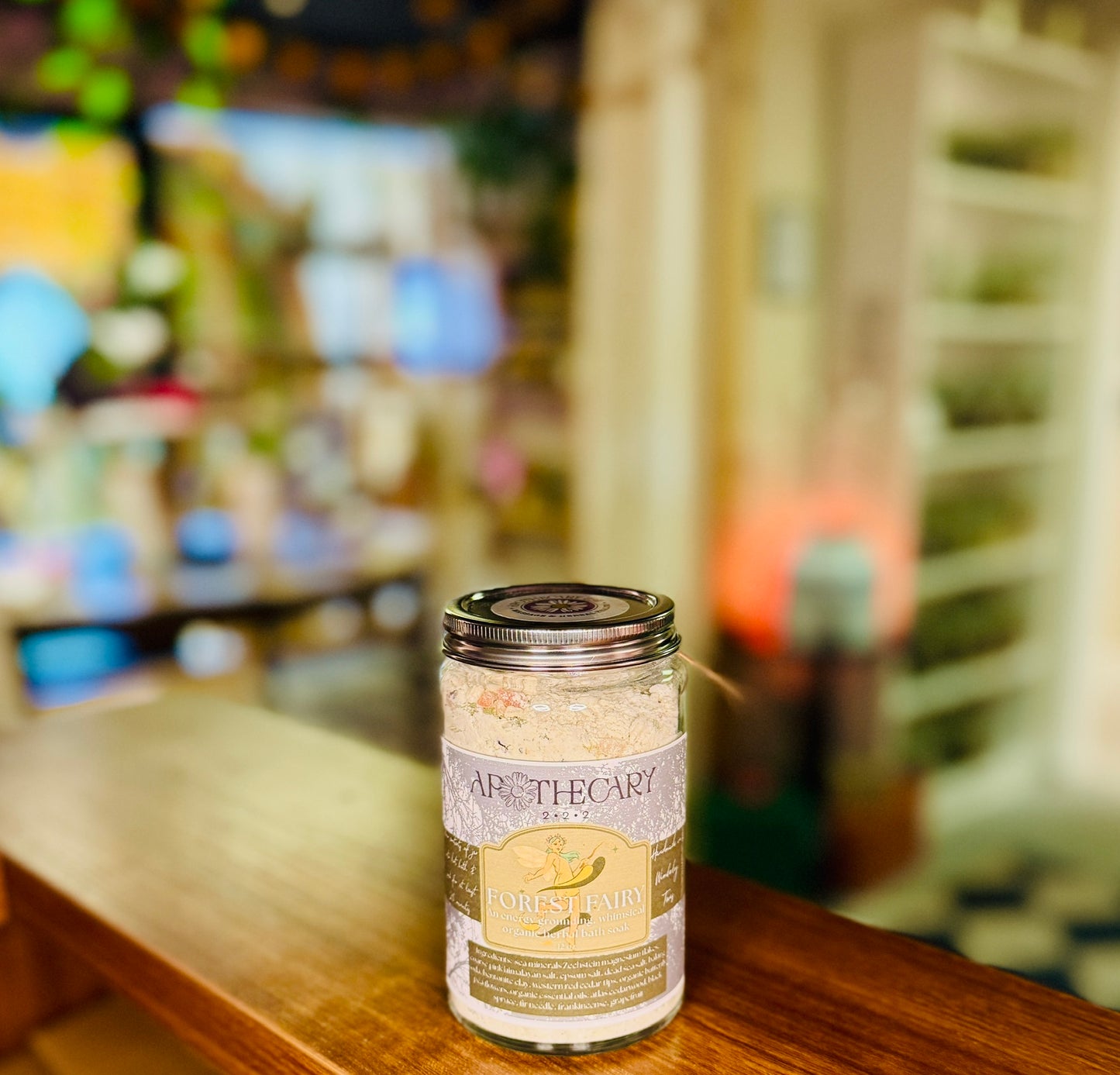 Forest Fairy - Organic Herbal Bath Soak (12 oz glass jar)