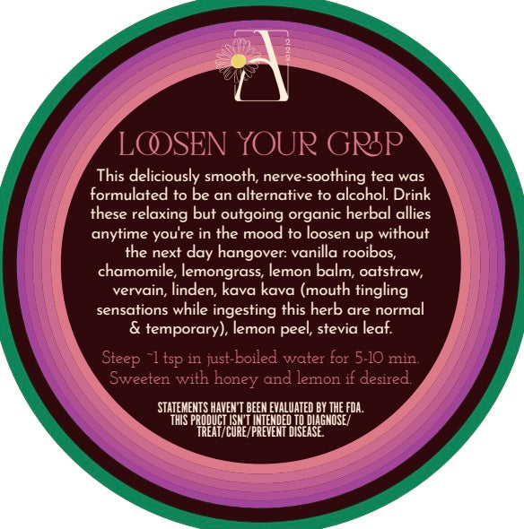 Organic Tea Blend: Loosen Your Grip