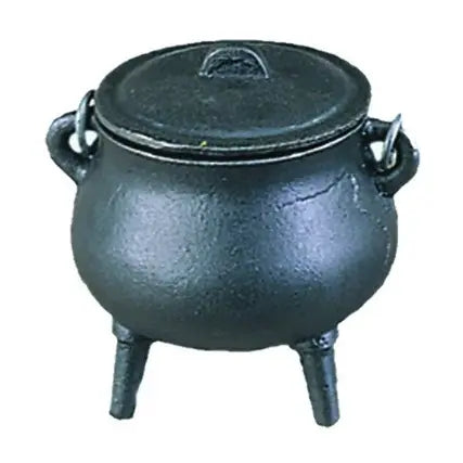 Mini Cast Iron Cauldron with lid