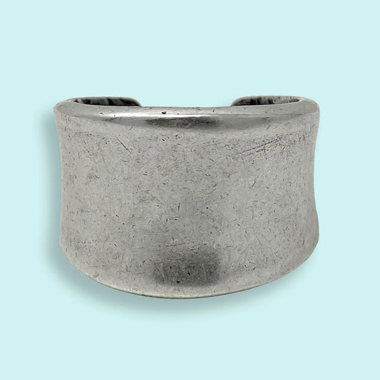 Silver Concave Ring