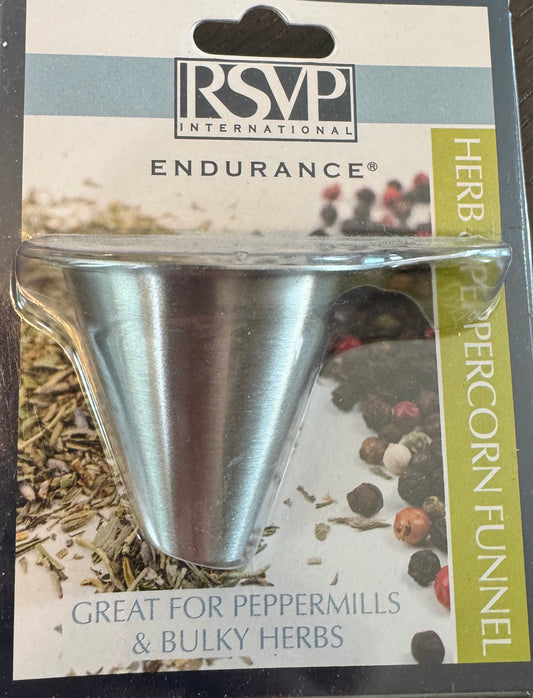 Herb and Peppercorn Funnel (Stainless)