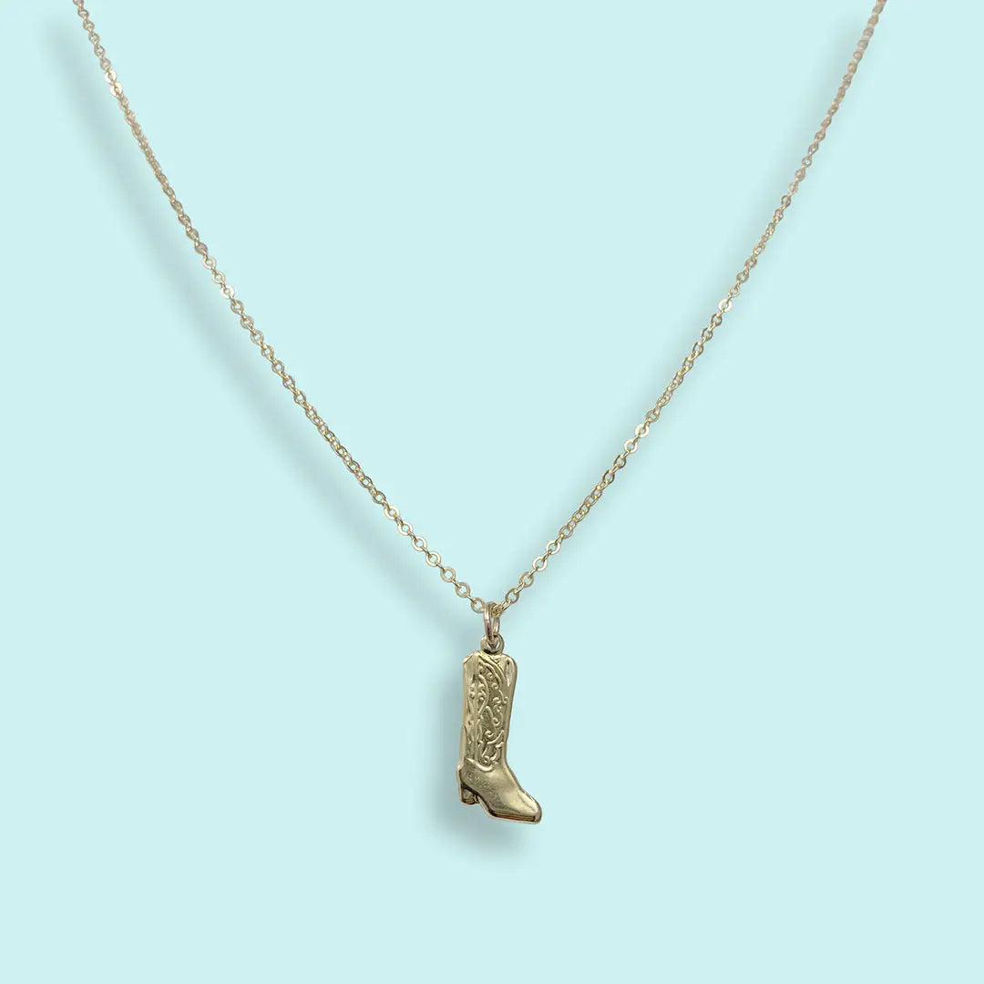 Cowgirl Boot Necklace