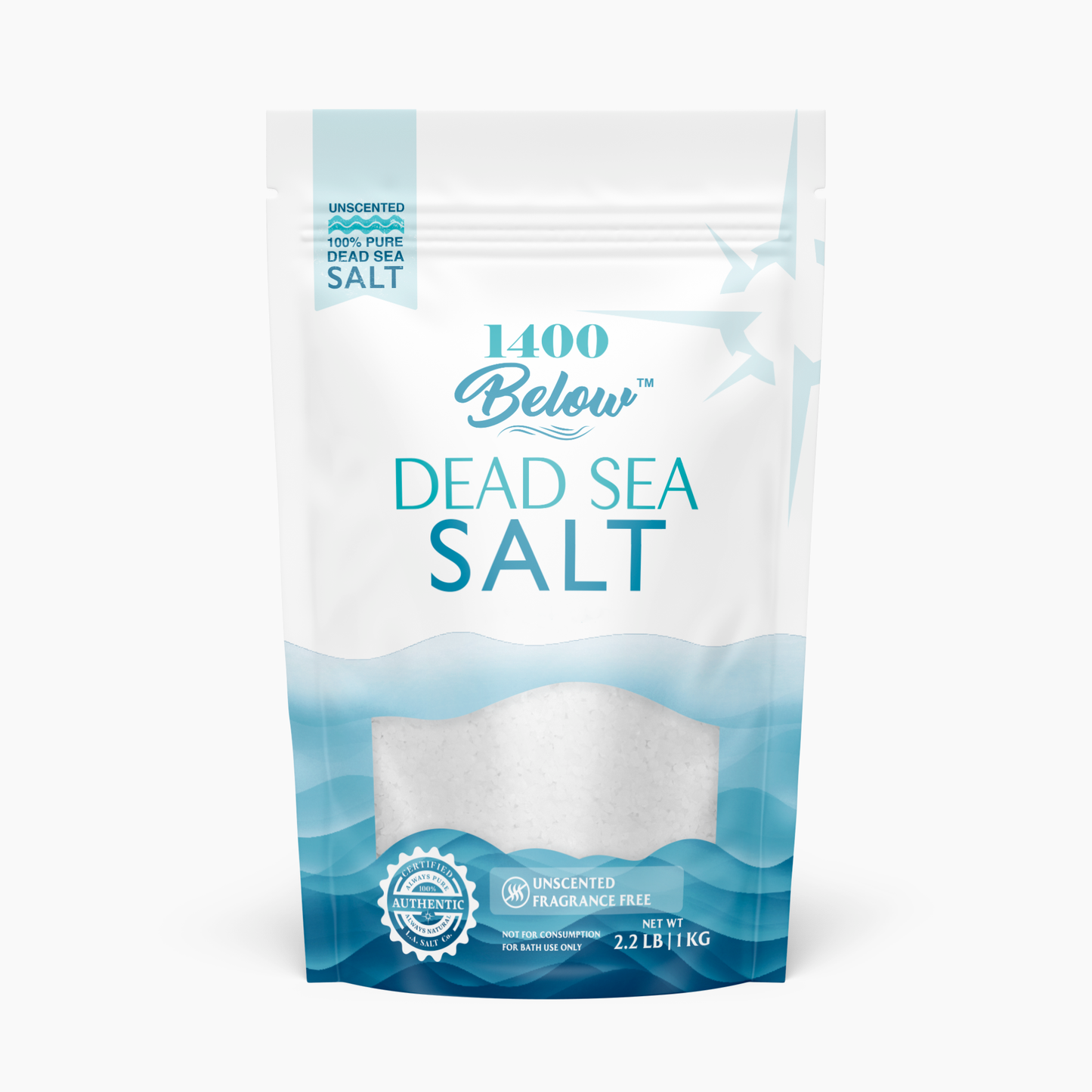 Dead Sea Salt: Coarse / 2.2 LB Bag