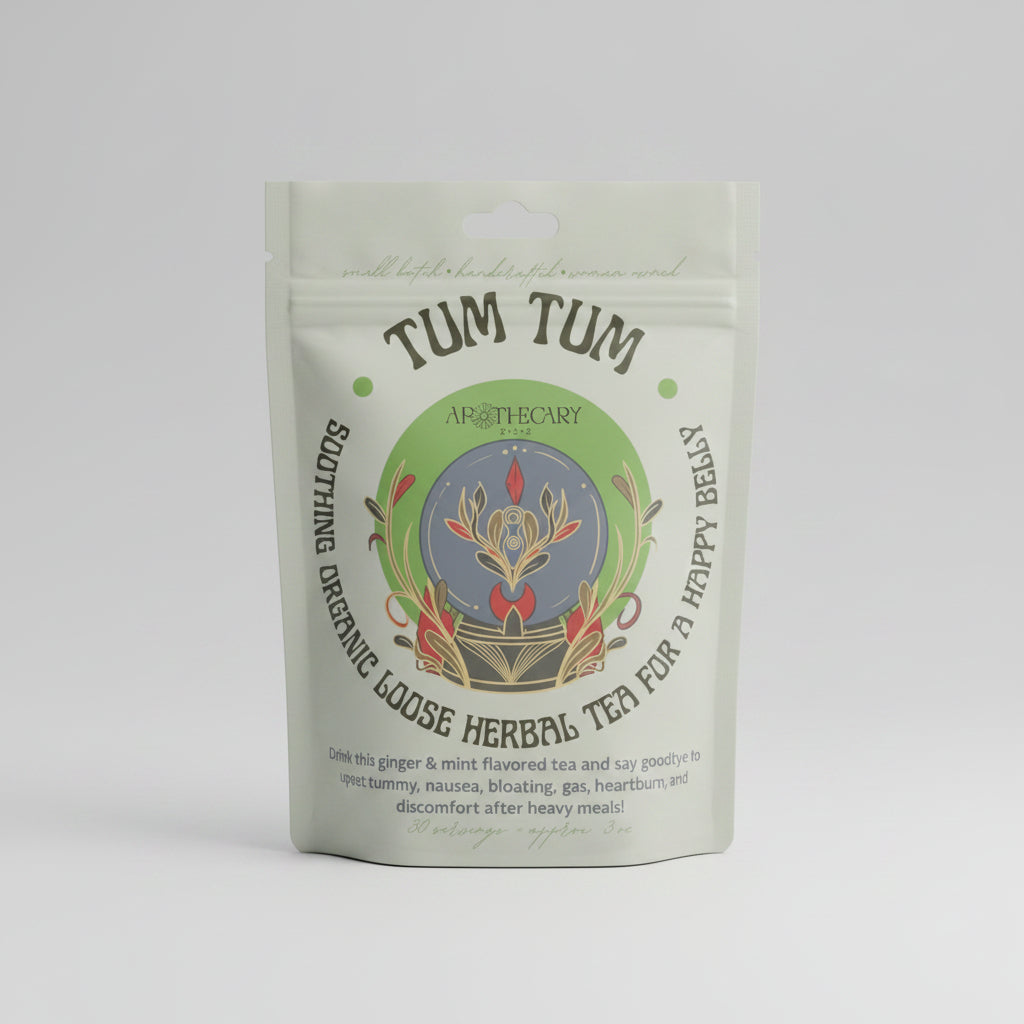 Organic Tea Blend for Soothing Digestive Troubles: Tum Tum