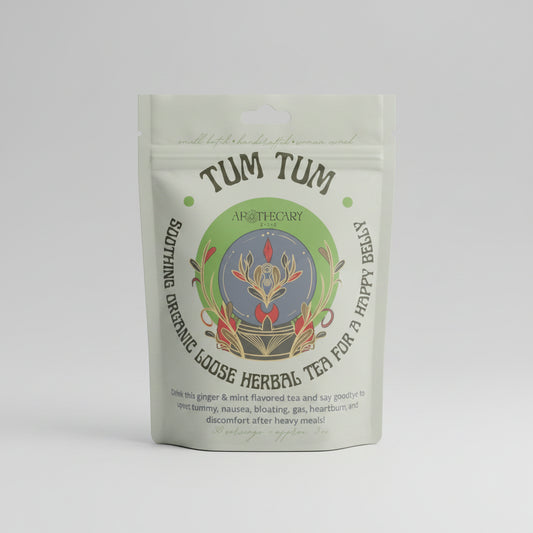 Organic Tea Blend for Soothing Digestive Troubles: Tum Tum