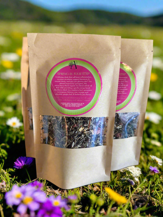 Organic Tea Blend: Spring in Your Step