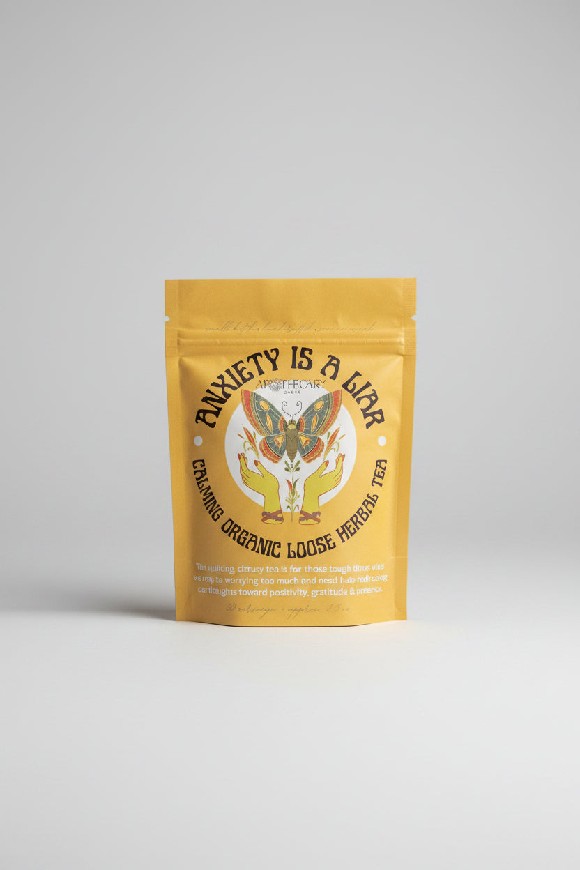 Calming and Uplifting Organic Tea Blend: Anxiety is a Liar