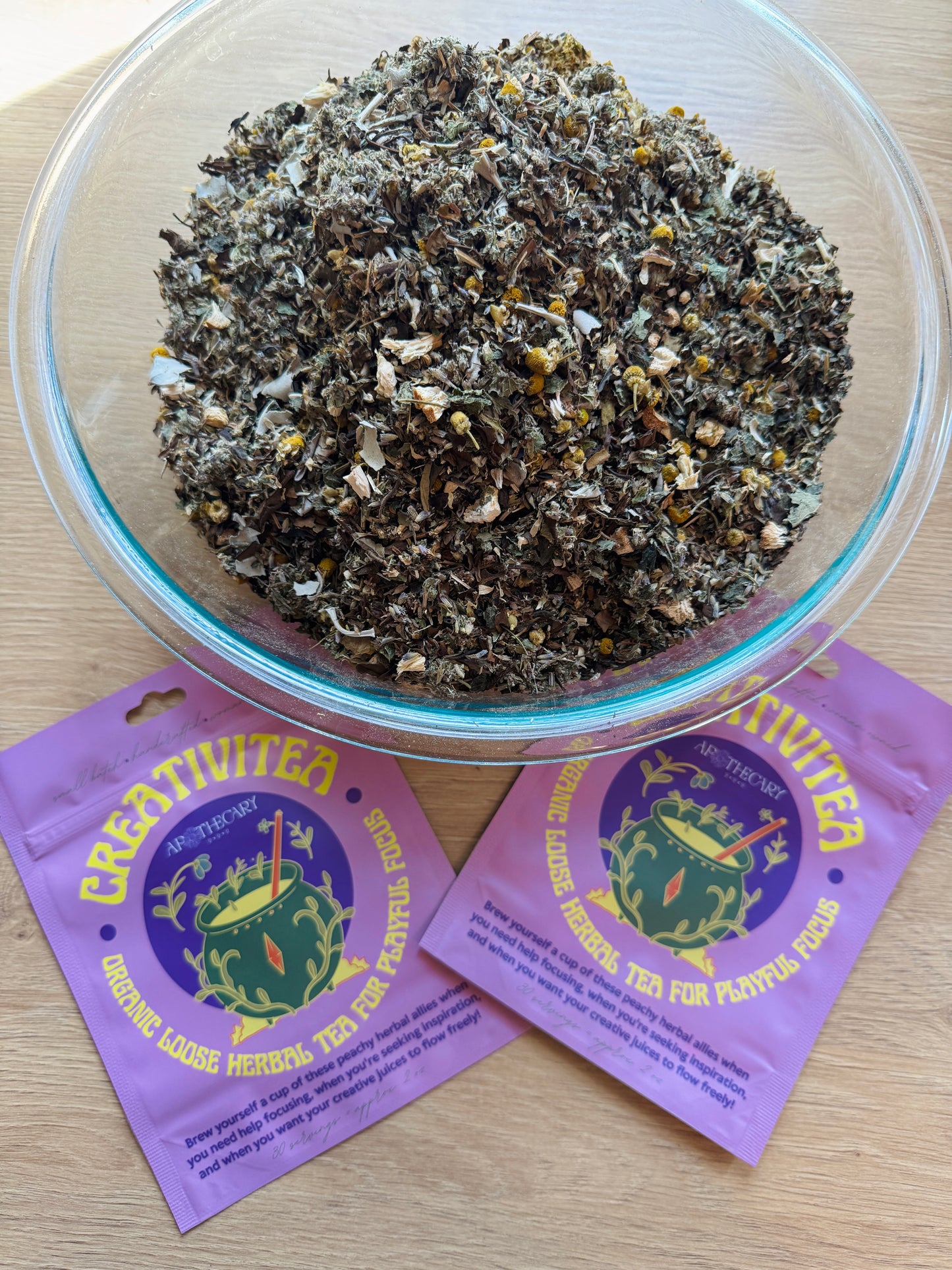 Organic Tea Blend for Attention, Productivity, and Focus: CreativiTEA