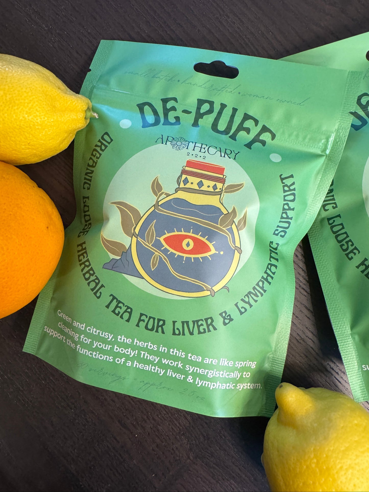 Organic Tea Blend: De-Puff