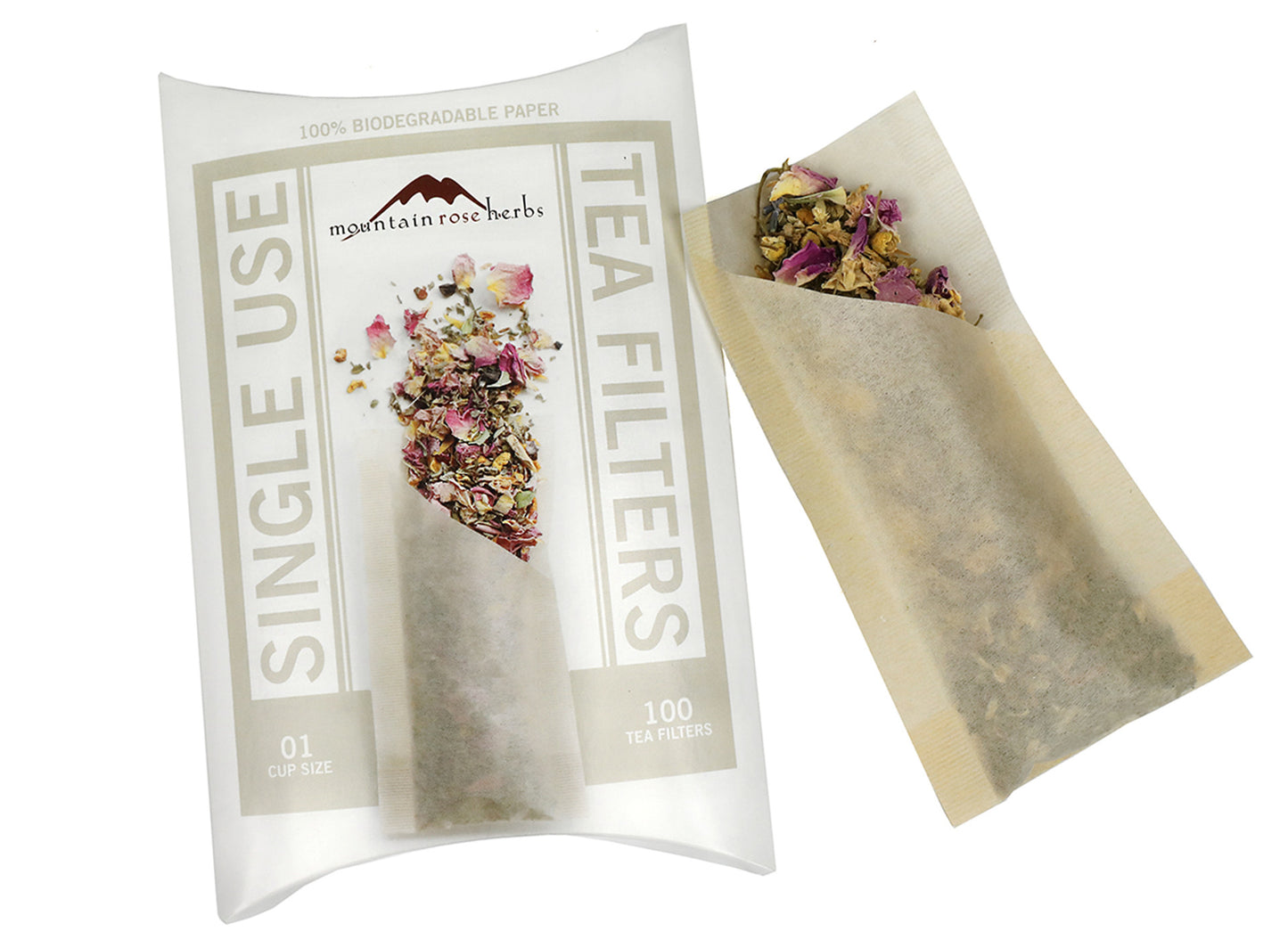 Disposable Tea Filters (100% natural, unbleached, chlorine free)