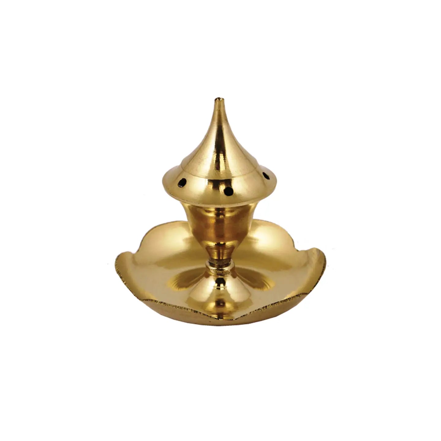 Brass incense burner (2.5 in)