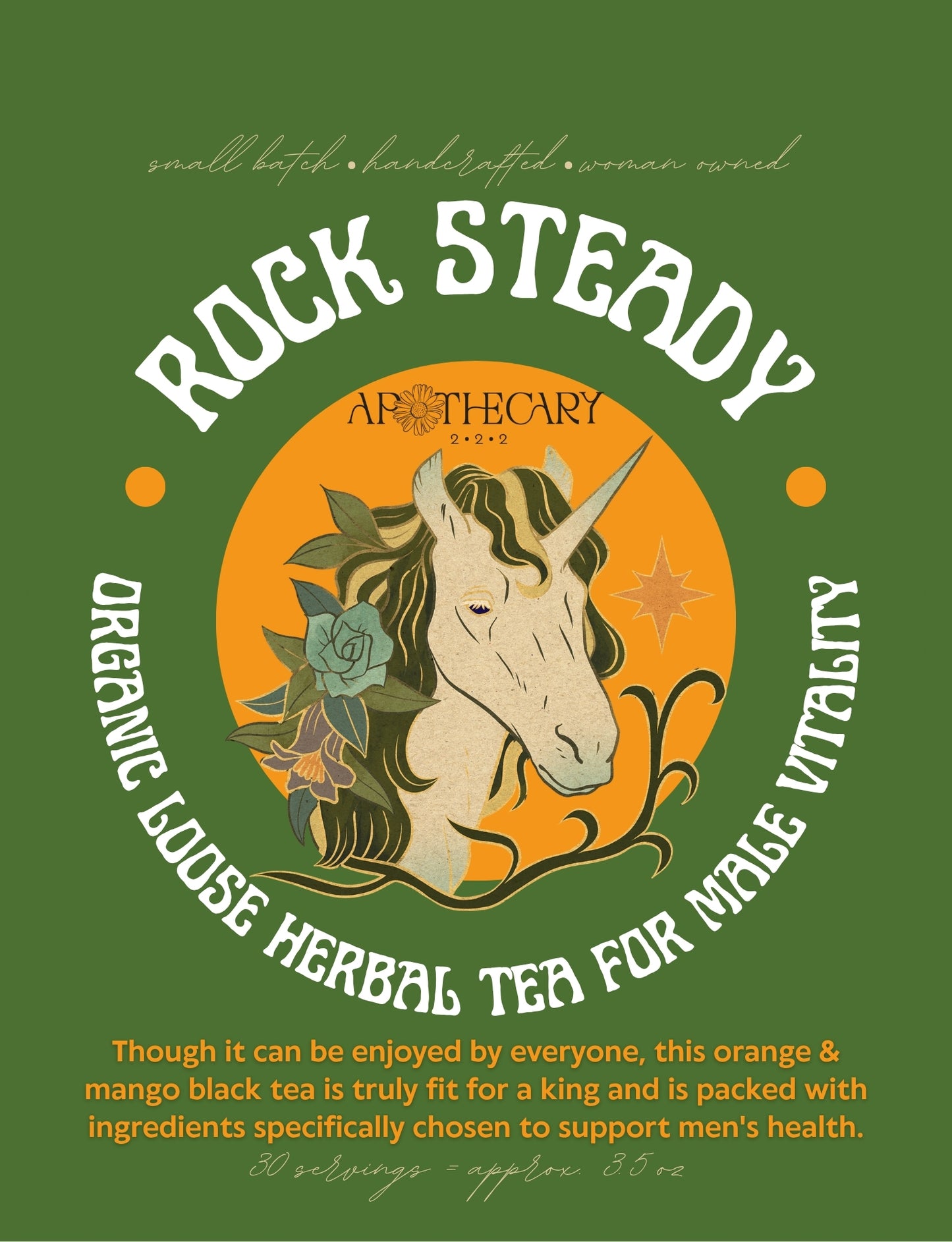 Organic Tea Blend: Rock Steady