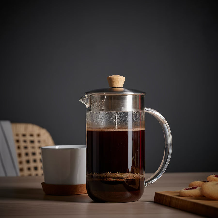 French Press - glass and steel (NO PLASTIC)